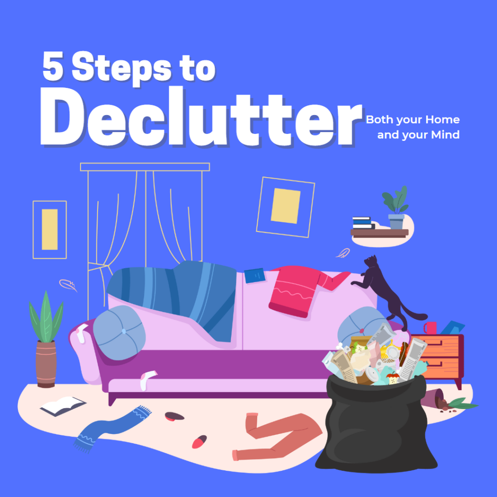 5 steps to declutter the mind
